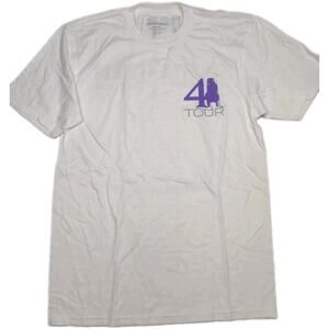 New Party Next Door Sorry Im Outside 444 Tour 2024 White Graphic T-Shirt Mens M